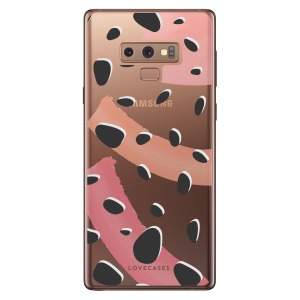 LoveCases Samsung Galaxy Note 9 Gel Case - Abstract Polka Dots