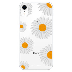 Coque iPhone XR LoveCases Marguerite – Blanc