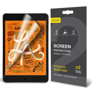 Keep your iPad Mini 2019 screen in pristine condition with this Olixar scratch-resistant screen protector 2-in-1 pack. Ultra responsive and easy to apply, these screen protectors are the ideal way to keep your display looking brand new.