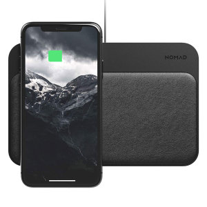 Enjoy the cable-free convenience of fast wireless charging on the move for your compatible smartphone with this compact, lightweight black Qi wireless pad from Nomad. Charges up to 4 devices simultaneously.
