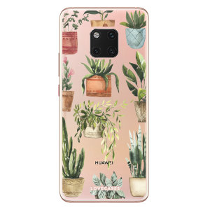 LoveCases Huawei Mate 20 Pro Gel Case - Plants