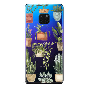 Coque Huawei Mate 20 LoveCases Design végétal – Transparent