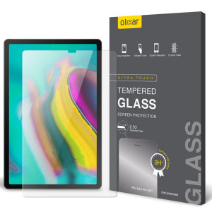 This ultra-thin tempered glass screen protector for the Samsung Galaxy Tab S5e from Olixar offers toughness, high visibility and sensitivity all in one package.