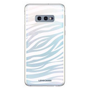 Take your Samsung Galaxy S10e to the wild side with this zebra print phone case from LoveCases. Cute but protective, the ultra-thin case provides slim fitting and durable protection against life's little accidents.