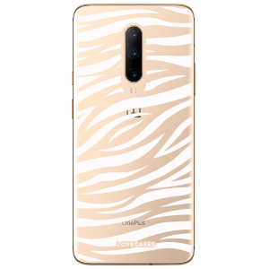 Coque OnePlus 7 Pro LoveCases Design Zebra – Transparent