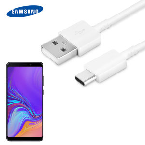 Official Samsung USB-C Galaxy A9 2018 Fast Charging Cable - White