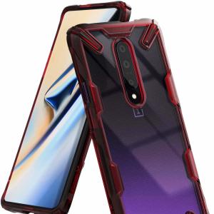 Keep your OnePlus 7 Pro protected from bumps and drops with the Rearth Ringke Fusion X tough case in ruby red. Featuring a 2-part, Polycarbonate design, this case lives up to military drop test standards so you can rest assured that your device is safe