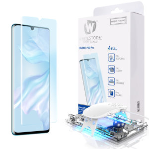 Der Whitestone Dome Glass Displayschutz für Huawei P30 Pro verwendet eine eigene UV-Klebeinstallation, um eine vollständige und perfekte Passform für Ihr Gerät zu gewährleisten. Außerdem mit 9H-Härte für absoluten Schutz sowie 100%iger Berührungsschutz