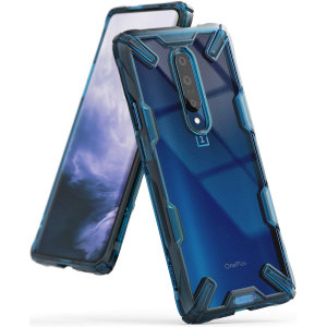 Keep your OnePlus 7 Pro protected from bumps and drops with the Rearth Ringke Fusion X tough case in blue. Featuring a 2-part, Polycarbonate design, this case lives up to military drop test standards so you can rest assured that your device is safe
