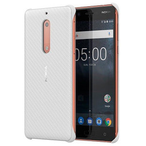 This slim, sleek official hard case for the Nokia 5 sports a smooth, tactile carbon fibre-effect design while also offering superior impact protection from drops, knocks and scrapes.
