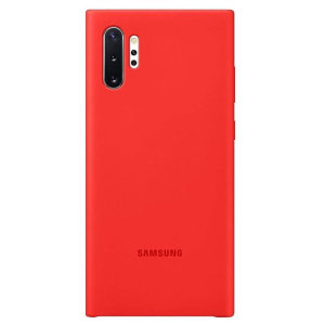 Official Samsung Galaxy Note 10 Plus Silicone Cover Skal - Röd