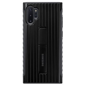 This Official Samsung Protective cover in black is the perfect accessory for your Galaxy Note 10 Plus smartphone. Incredibly lightweight and sleek this case ensures you’re ready for any occasion. Fitted with a kickstand to ease the viewing ability.