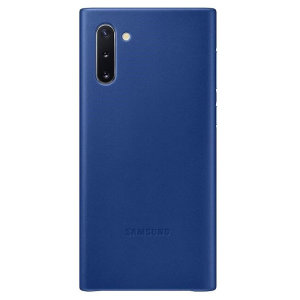 This Official Samsung Leather Wallet Cover in Blue is the perfect way to keep your Galaxy Note 10 smartphone protected whilst keeping a stylish and sophisticated look. This leather case protects against scratches and bumps while being lightweight.