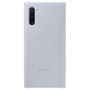 Offizielle Samsung Galaxy Note 10 Ledertasche - Grau