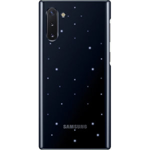 Offizielle Samsung Galaxy Note 10 LED Abdeckungshülle  - Schwarz