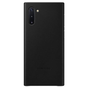 Diese offizielle Samsung Lederhülle in Schwarz ist die perfekte Lösung, um Ihr Galaxy Note 10 Plus-Smartphone zu schützen und gleichzeitig ein stilvolles Aussehen zu bewahren. Unglaublich leicht und schlank, diese Tasche stellt sicher, dass Sie für jede Gelegenheit bereit sind.