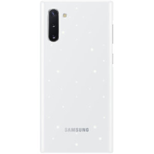 Offizielle Samsung Galaxy Note 10 LED Abdeckungshülle - Weiß