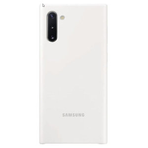 Protect your Samsung Galaxy Note 10 with this Official silicone case in white. Simple yet stylish, this case is the perfect accessory for your Note 10. Incredibly lightweight and sleek this case ensures you’re ready for any occasion.