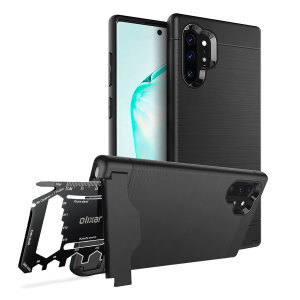 Prepare your Samsung Galaxy Note 10 Plus for the great outdoors with the rugged X-Ranger case. With a handy kickstand and a secure compartment for the included multi-tool - or the card of your choice - you'll be ready for anything.