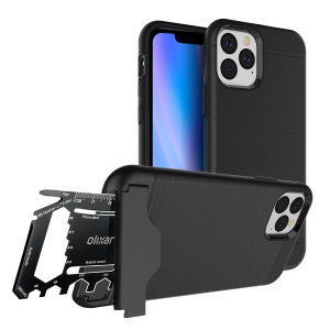 Prepare your iPhone 11 Pro for the great outdoors with the rugged X-Ranger case. With a handy kickstand and a secure compartment for the included multi-tool - or the card of your choice - you'll be ready for anything.