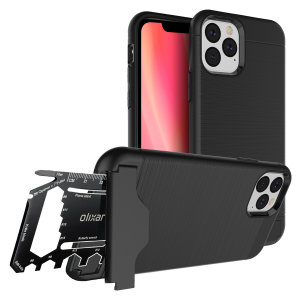 Prepare your iPhone 11 Pro Max for the great outdoors with the rugged X-Ranger case. With a handy kickstand and a secure compartment for the included multi-tool - or the card of your choice - you'll be ready for anything.
