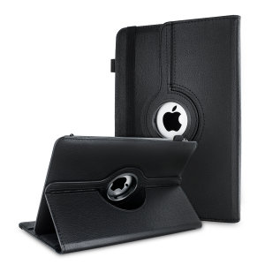 Housse universelle tablette 10" Olixar effet cuir avec support – Noir