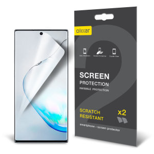Olixar Samsung Note 10 Film Screen Protector 2-in-1 Pack