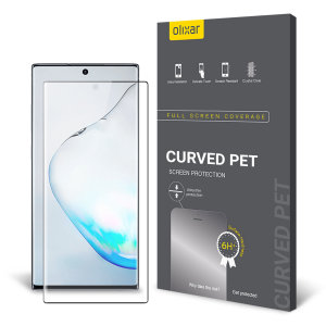Mit dieser kratzfesten Olixar PET-Schutzfolie bleibt das Display Ihres Samsung Galaxy Note 10 in einwandfreiem Zustand.