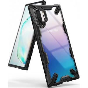 Keep your Samsung Galaxy Note 10 Plus protected from bumps and drops with the Rearth Ringke Fusion X tough case in Black. Featuring a 2-part, Polycarbonate design, this case lives up to military drop-test standards.