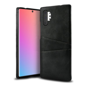 Olixar Farley RFID Blocking Samsung Note 10 Plus 5G Wallet Case- Black