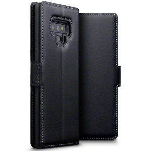 All the benefits of a wallet case but far more streamlined. The Olixar Low Profile in black is the perfect partner for the Samsung Galaxy Note 9 owner on the move. What's more, this case transforms into a handy stand to view media.