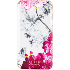 Form-fitting and bulk-free, the Babylon Nickel case for iPhone 11 Pro from Ted Baker sports an ethereal, otherworldly floral aesthetic while also offering superlative protection for your device from drops, scrapes and other damage.
