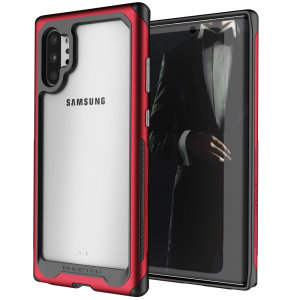 Udstyr din nye Apple Samsung Galaxy Note 10 Plus 5G med den mest ekstreme og holdbare beskyttelse omkring! Black Ghostek Atomic giver robust fald- og ridsebeskyttelse, mens telefonen er slank.