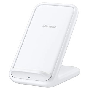 Official Samsung Fast Wireless Charger Stand 15W - White