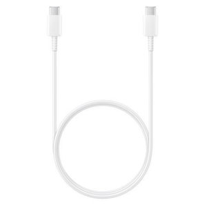 Make sure your USB Type C devices are always fully charged and synced with this Official Samsung USB-C to USB-C cable in white. This USB-C compatible cable is ready for your transfer / charging needs with all the latest Samsung devices.