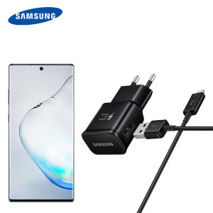 Official Samsung Galaxy Note 10 Plus Charger & USB-C Cable EU - Black
