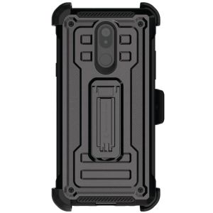 The LG Stylo 5 Iron Armor 2 case in Black from Ghostek provides your LG Stylo 5 with maximum protection all round your phone. This case comes with the added convenience of a holster so that you can use your phone hands-free & a glass screen protector!