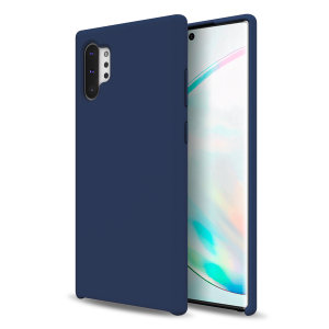Olixar Samsung Note 10 Plus 5G Soft Silicone Case - Midnight Blue