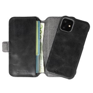 Krusell’s 2-in-1 Sunne Wallet case in Vintage Black combines Nordic chic with Krusell’s values of sustainable manufacturing for any iPhone 11 owner who wants an elegant genuine leather accessory with extra storage for cash and cards.