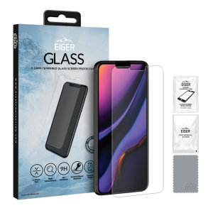 Introducing the ultimate in screen protection for the iPhone 11 Pro, the 2.5D Glass by Eiger is made from premium real glass with rounded edging and anti-shatter film.