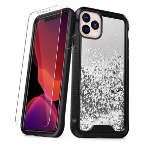 The Protective Ion series case for the iPhone 11 Pro. The Silver finish gives you protection for your phone in style. This case is made for pure luxury and style.