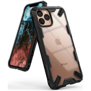 Keep your Apple iPhone 11 Pro protected from bumps and drops with the Rearth Ringke Fusion X tough case in Black. Featuring a 2-part, Polycarbonate design, this case lives up to military drop-test standards.