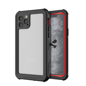 Shield your Apple iPhone 11 Pro Max on both land and at sea with the extremely tough, yet incredibly stylish Nautical 2 Waterproof case from Ghostek in Red with red trim. Protecting your iPhone 11 Pro Max from depths of up to 1 meter for up to 30 minutes.