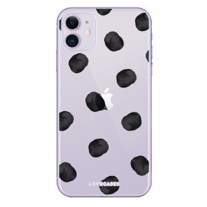 Give your iPhone 11 a playful refresh with this polka phone case from LoveCases. Cute but protective, the ultrathin case provides slim fitting and durable protection against life's little accidents.
