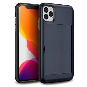 Olixar Armour Vault iPhone 11 Pro Max Tough Wallet Case - Navy