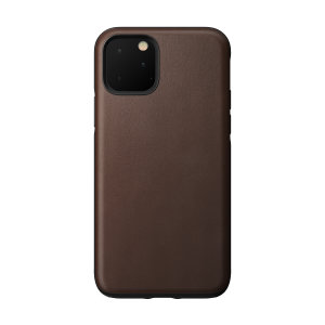 Designed to give your iPhone 11 Pro Max a classic, yet bold new look. This Rustic Brown, minimalist rugged Case is built with Horween leather from one of America's oldest tanneries.