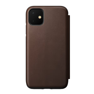 Designed to give your iPhone 11 a classic, yet bold new look. This Rustic Brown, minimalist Rugged Folio Case is built with Horween leather from one of America's oldest tanneries.