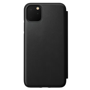 Coque iPhone 11 Pro Max Nomad Folio en cuir Horween – Noir