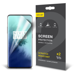 Olixar OnePlus 7T Pro Film Screenprotector - 2 eenheden