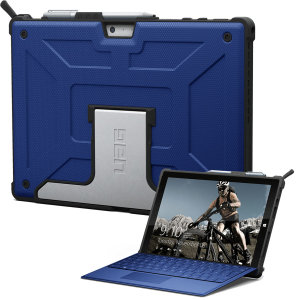 La coque UAG Metropolis en coloris bleu maintient votre Microsoft Surface Pro 6 parfaitement protégé avec une structure interne alvéolée comme un nid d'abeilles et une surface supérieure ultra robuste. Une fois équipée, elle assure une protection maximale à votre appareil et ce dans un style élégant.